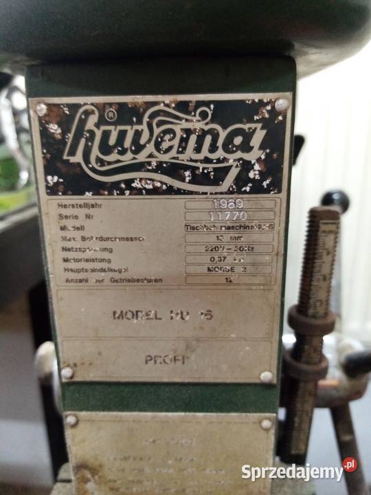 Wiertarka stołowa Sulęczyno