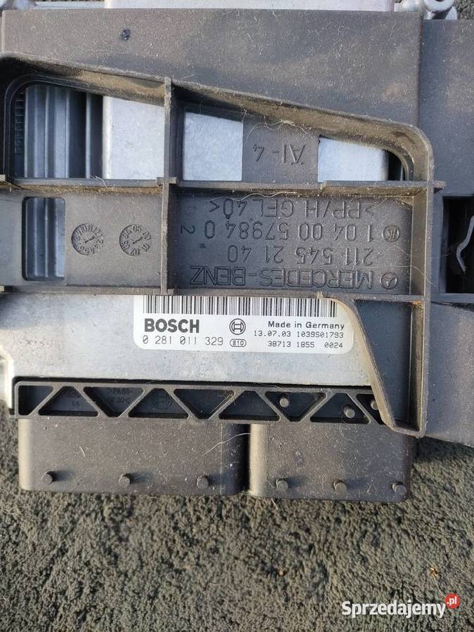 Sterownik ECU Komputer MERCEDES W211 22 Układ paliwowy pomorskie