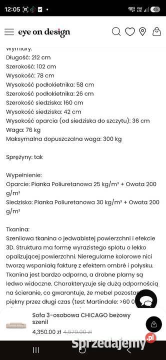 Sofa kanapa Kraków