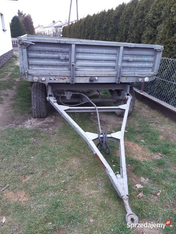 Przyczepa D46B sztywna nieuszkodzony Radomyśl Wielki