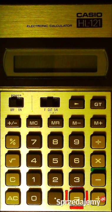 Kalkulator Casio HL121 włożeniu bateryjek Kraków