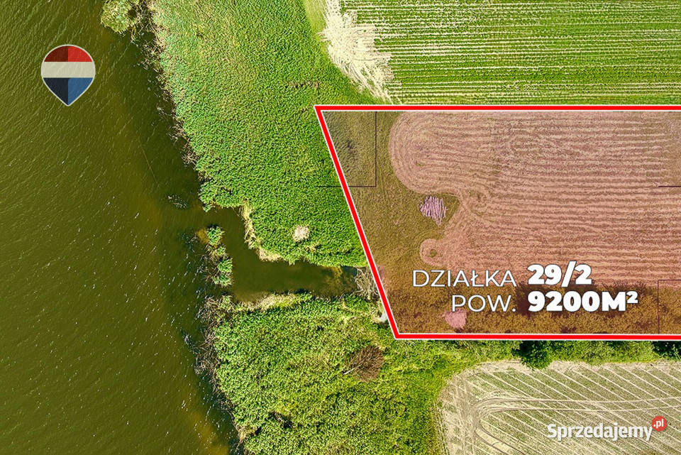 Działka inwestycyjna Jeziorem Zbąszyńskim Perzyny