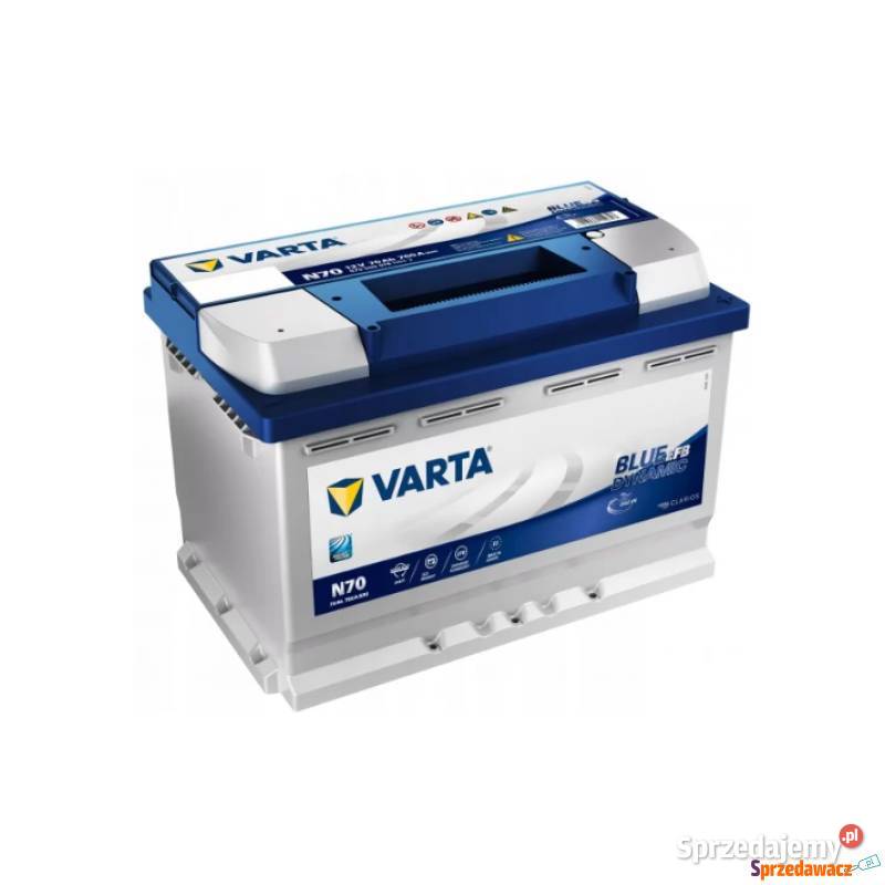Akumulator 70Ah 760A Varta N70 DARMOWY DOWÓZ I osobowe Akumulatory Białystok