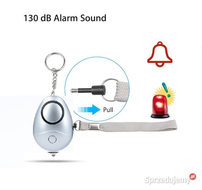 KIESZONKOWY BRELOK OSOBISTY SAMOOBRONA ALARM Nowy Sącz