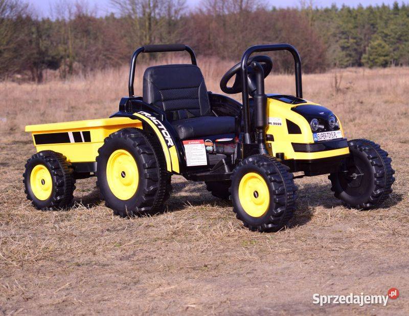 Autko MEGA TRAKTOR Z PRZYCZEPĄ na akumulator Myszków