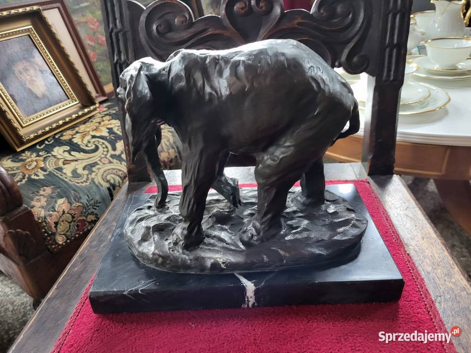 Figura słonia z brązu Rybnik sprzedam