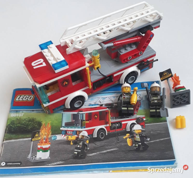 Klocki LEGO city straż pożarna 60107 wóz Nowa Sól