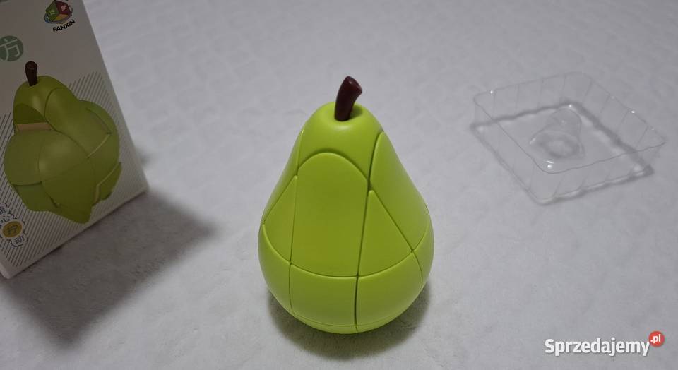 Gruszka układanka kostka logiczna 7x107 Zabawka Czeladź sprzedam