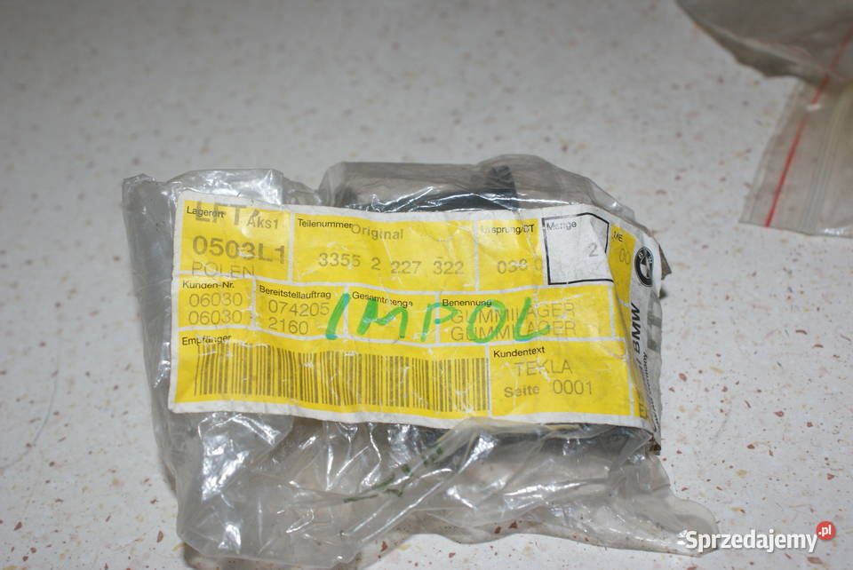 33 55 2 227 322 GUMA STABILIZATORA BMW E31 osobowe Białobrzegi