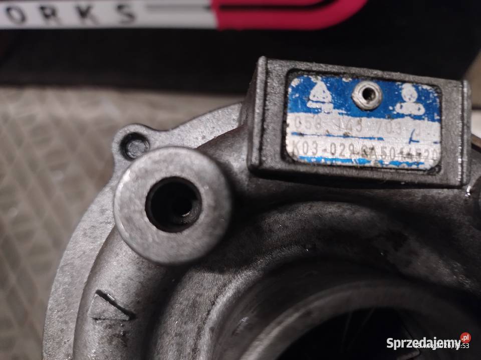 Turbina turbosprężarka Passat 18T 150 K03029 Turbosprężarki Rynarzewo