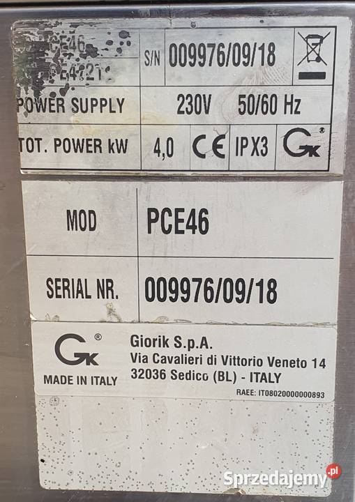 Kuchnia elektryczna dwupalnikowa 51236 Biznes i Przemysł sprzedam