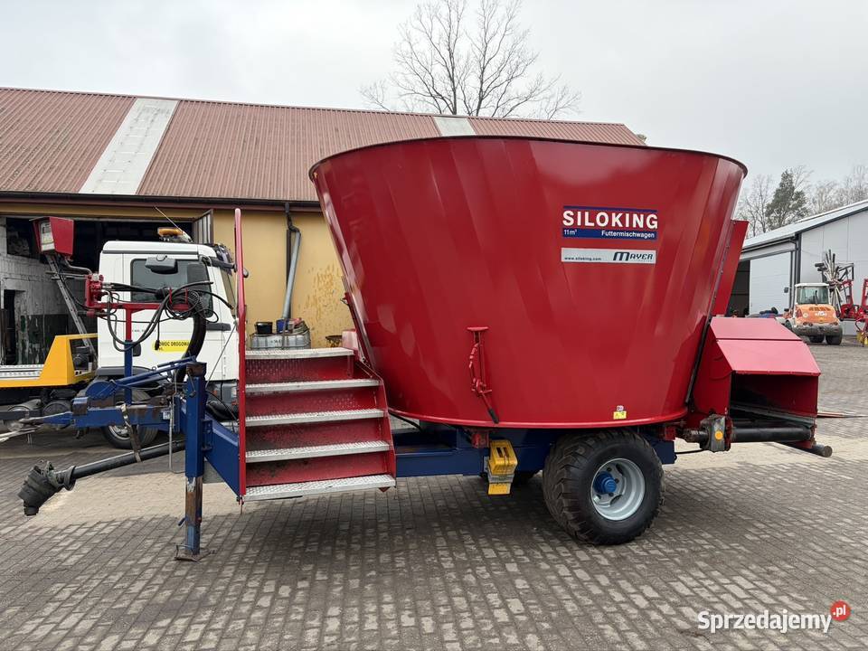 Wóz paszowy Siloking 11m3 paszowóz MP11 waga mazowieckie sprzedam