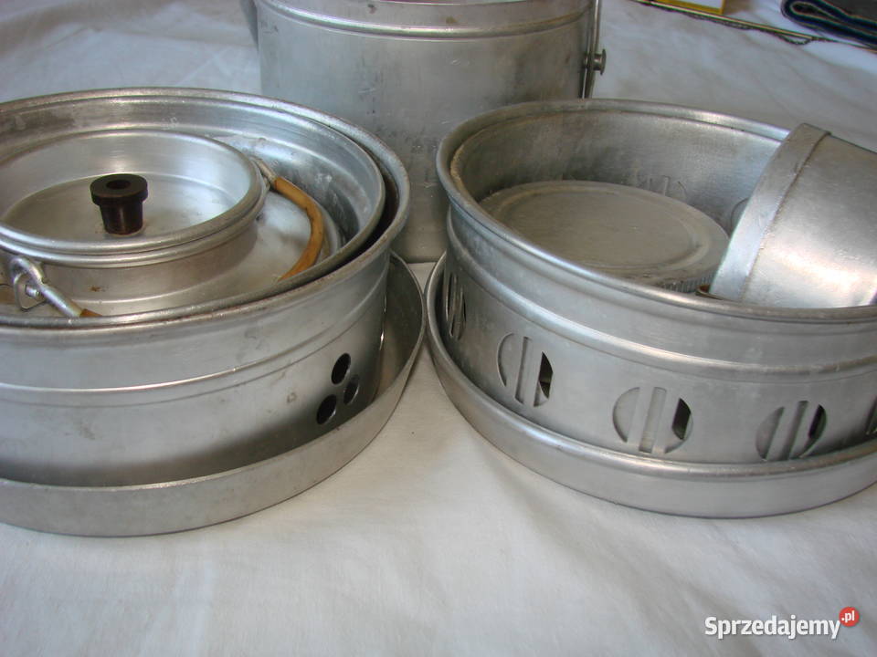 aluminiowe naczynia turystyczne PRL Pozostałe sprzedam