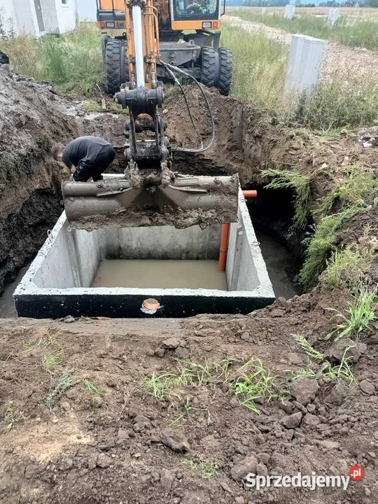 Zbiorniki betonowe Szambo zbiornik10m3 lubuskie Gorzów Wielkopolski prace ogrodowe