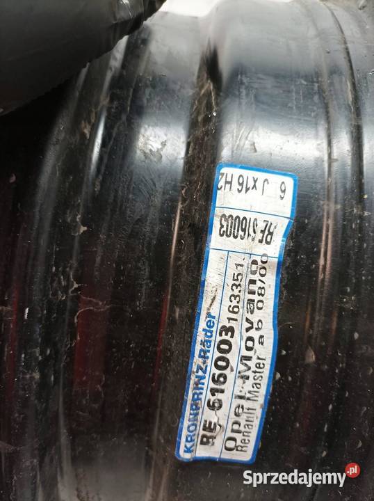 FELGA STALOWA R16 5X130 ET66 OC87MM 6J16H2D świętokrzyskie
