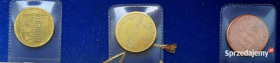 Pamiątkowe Żetony Medale PTTK 50 Lecie Gliwice