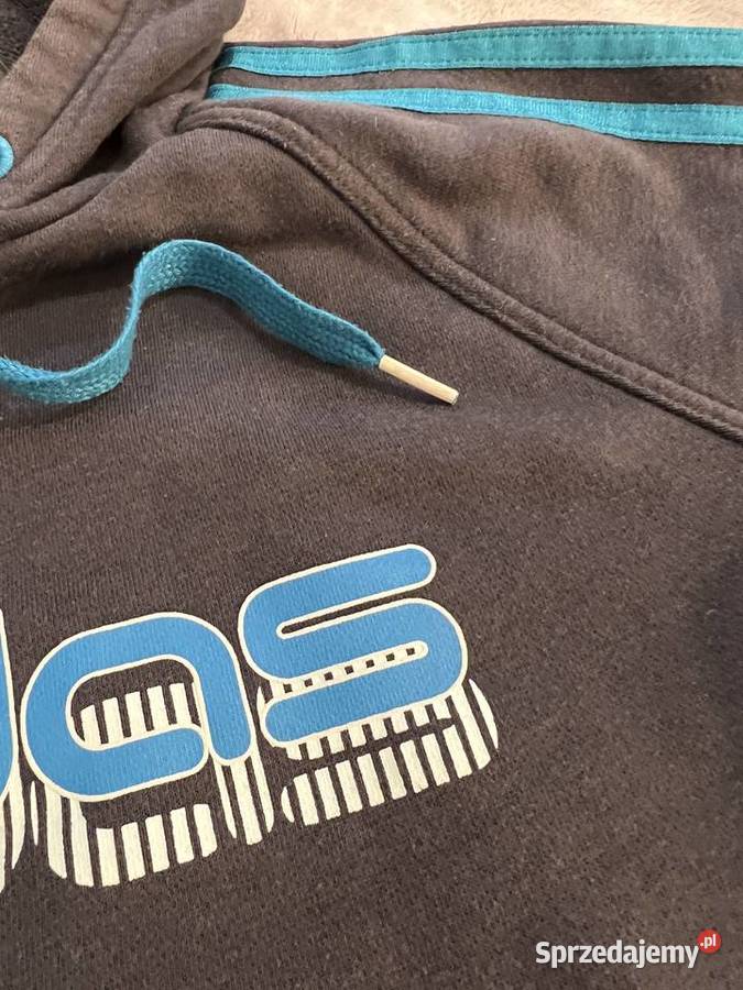 Bluza sweter z kapturem adidas czarny Jasło sprzedam