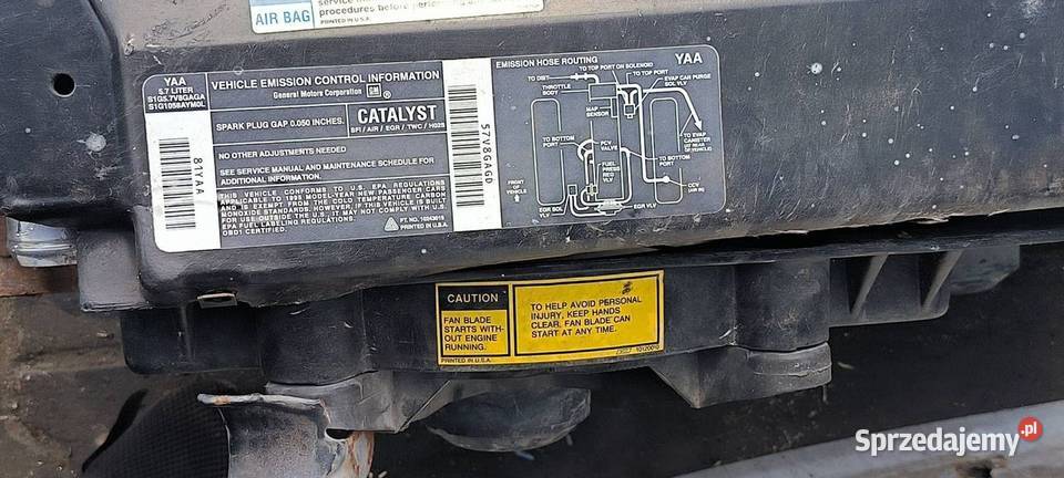 PAS PRZEDNI CHEVROLET CORVETTE C4 LIFT osobowe