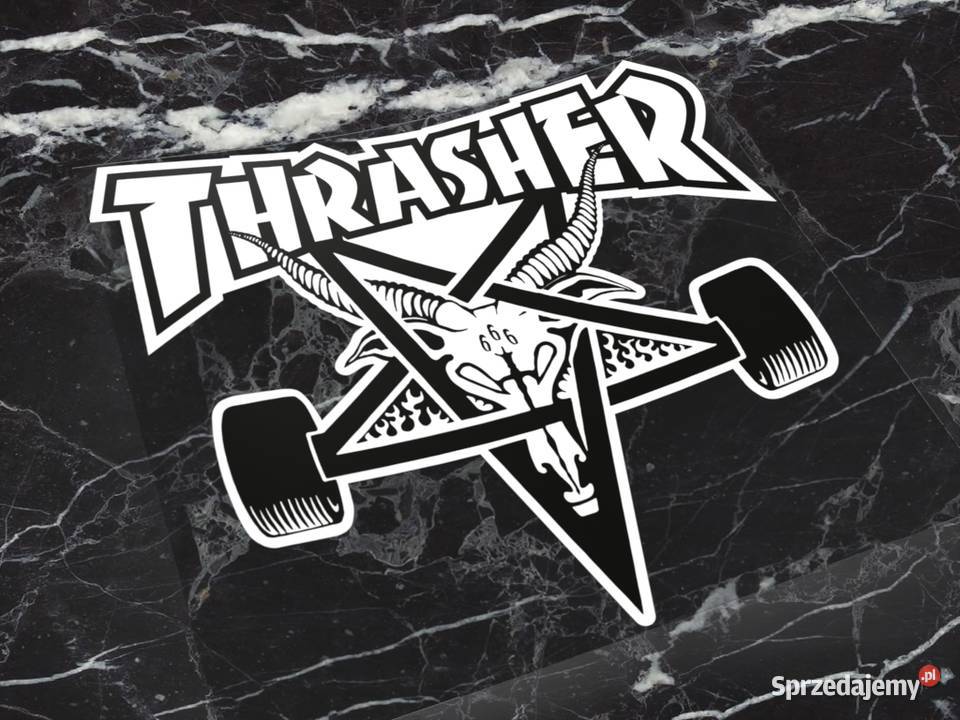 Naklejka THRASHER 8 x 72 skate swag supreme 2