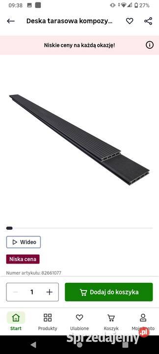 Deska kompozytowa antracyt Działdowo sprzedam