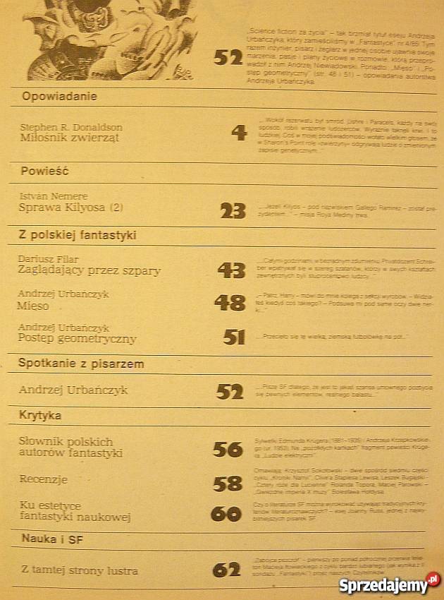 FANTASTYKA 1986 04 43 MIESIĘCZNIK Piła