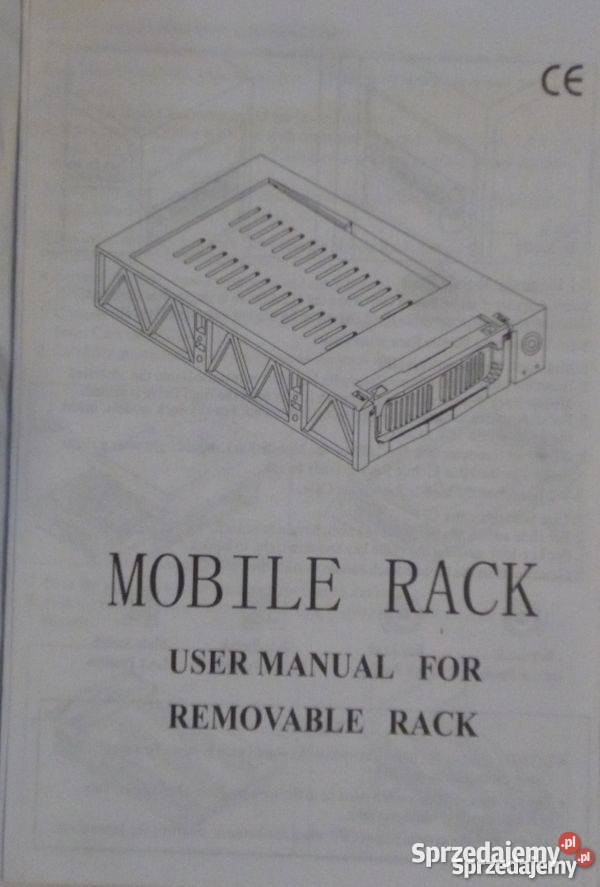 INSTRUKCJA OBSŁUGI OBUDOWA KIESZEŃ DO DYSKU Radom sprzedam