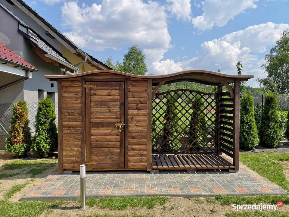 Drewutnia 19x11m z dach fala domek 2x11m półbal Kalety