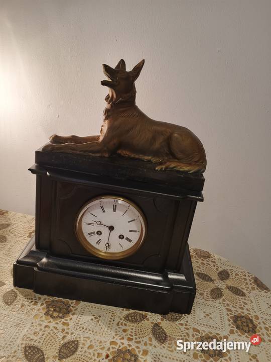 zegar kominkowy marmur Antyki, Sztuka, Kolekcje Fałków sprzedam