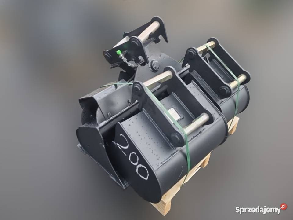 Zestaw 3 nowych łyżek Hner do minikoparki MS01 małopolskie