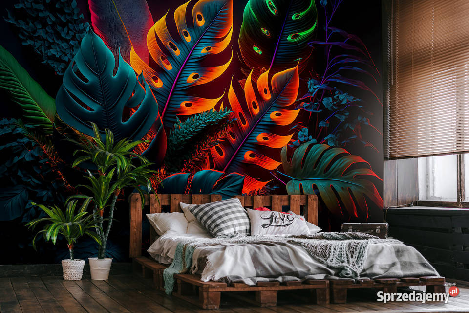 Tapeta fototapeta Liście monstera 3D wielkopolskie Leszno sprzedam