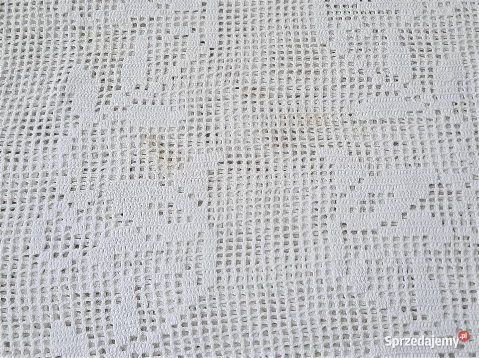 Bawełniany obrus szydełkowy 100 x 125 Łódź