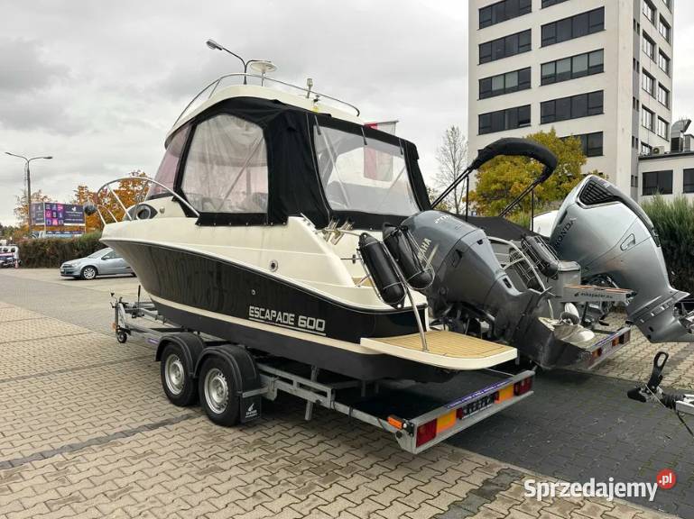 Używana łódź motorowa ESCAPADE 600 silnik Yamaha Łodzie i motorówki