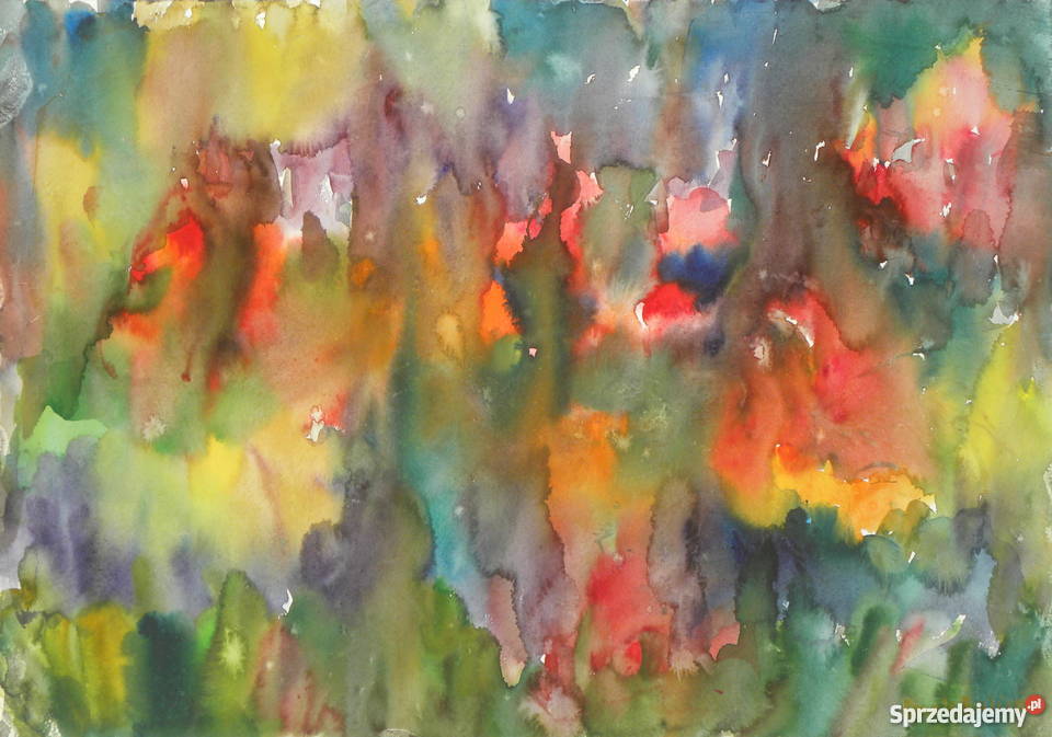 Sielskie Mazowsze tempera aut Renata Bulicz Warszawa