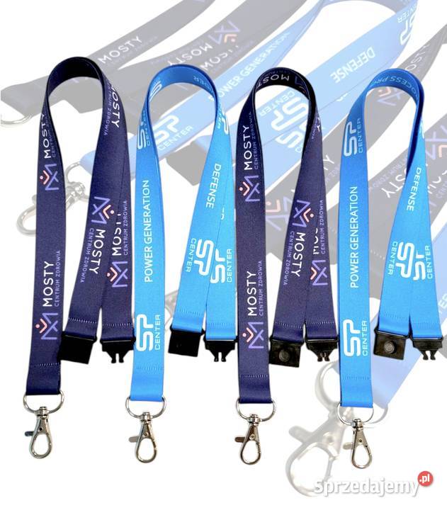 Smycze reklamowe smycz z nadrukiem identyfikator Warszawa