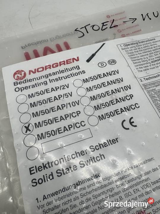 Norgren M50EAPCP Czujnik zbliżeniowy mazowieckie