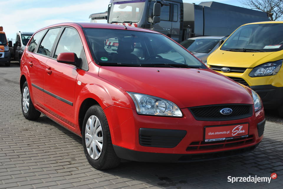 Ford Focus Kombi Czerwony Klimatyzacja Centralny 109KM Sierakowice sprzedam