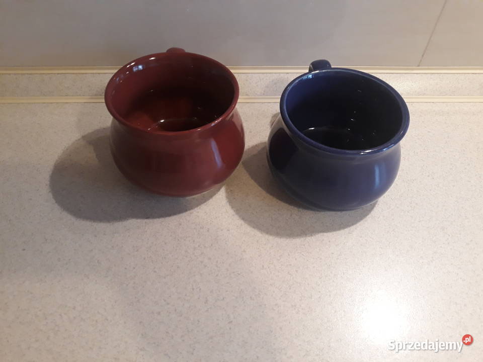 dwa kubeczki kubki kubek kolory na herbatę na Gdańsk