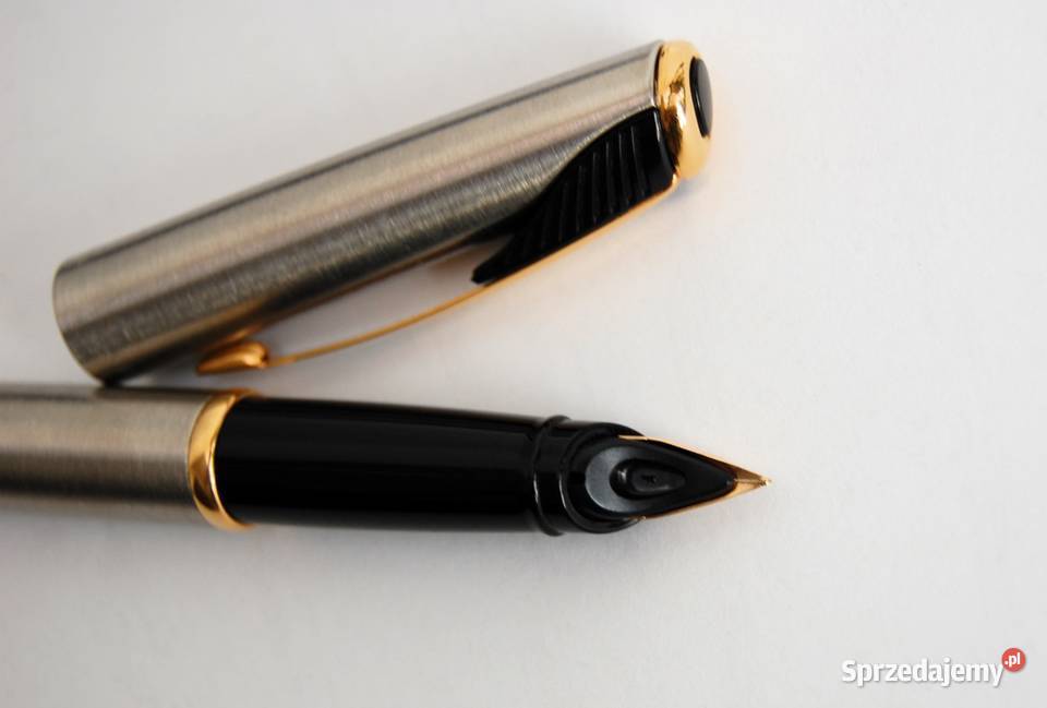 Pióro wieczne Parker Inflection stal złoto lubelskie Lublin