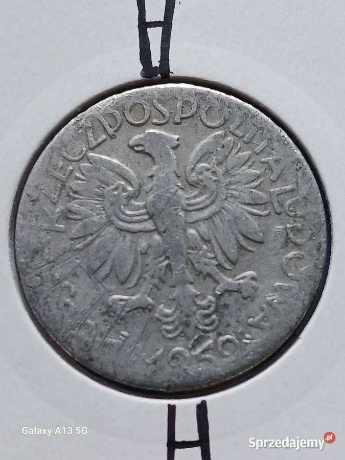 5 Złotych 1959 r Rybak 5 Skrętka Numizmatyka