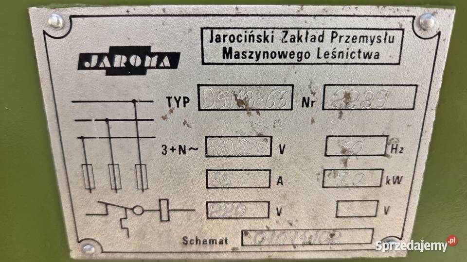 GRUBOŚCIÓWKA JAROMA DSMB63 630 mm 55 kW pomorskie Karsin