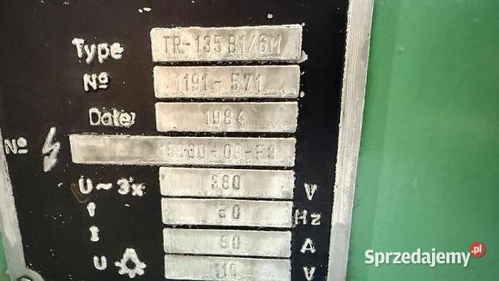 Tokarka PORĘBA TR 135 B1 6000 Tarnowskie Góry
