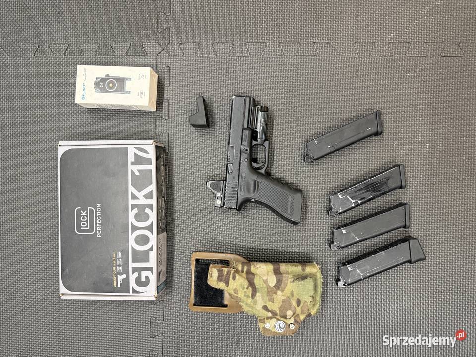 Glock 17 VFC gbb kabura latarka magazynki zachodniopomorskie Pyrzyce sprzedam