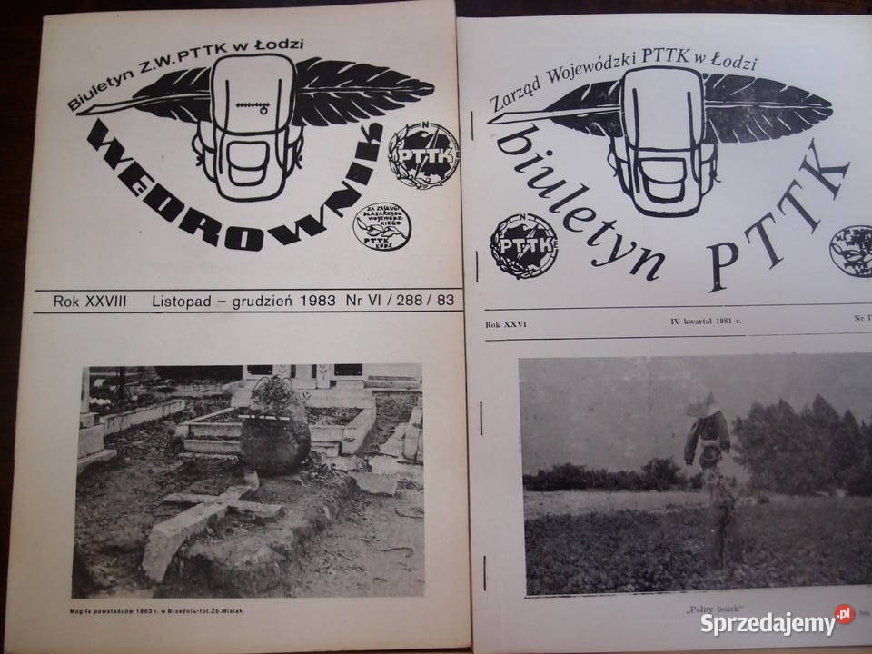 Biuletyn PTTK Wędrownik lata 80te PRL