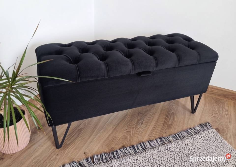 Pufa ławeczka 80x30 chesterfield otwierana z małopolskie Stronie sprzedam