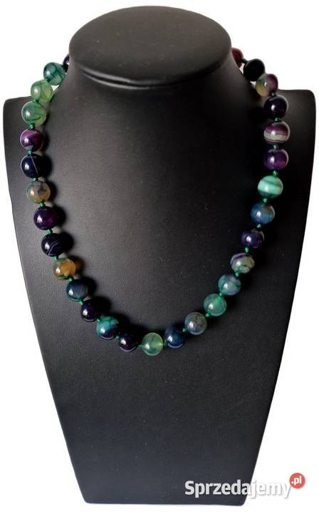 AGAT WĘŻOWY NASZYJNIK KAMIENIE OCHRONNE ETNICZNE śląskie Częstochowa