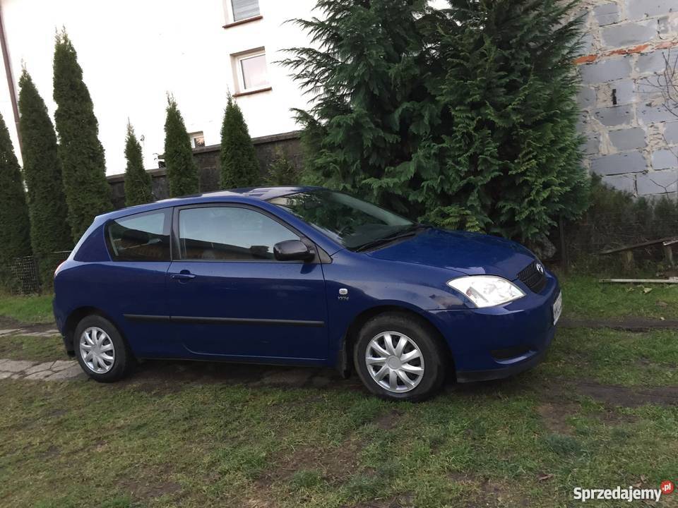 Toyota corolla 2003 garażowany mazowieckie Tłuszcz