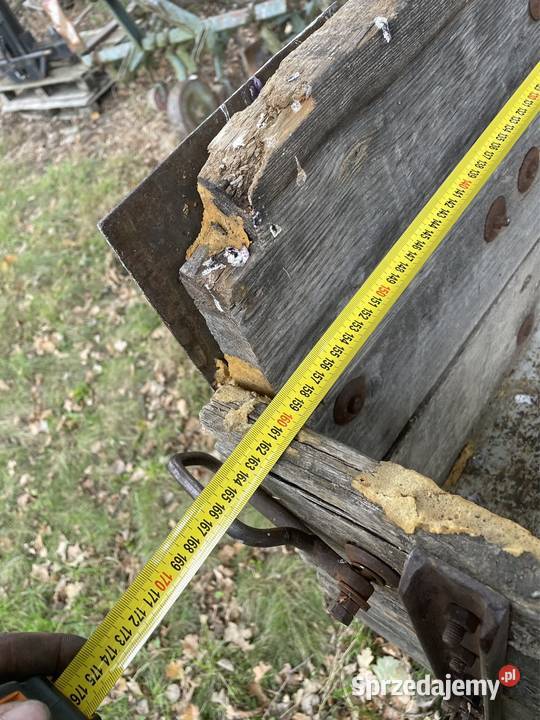 Przyczepa sztywna 3 ton nieuszkodzony Przyczepy rolnicze