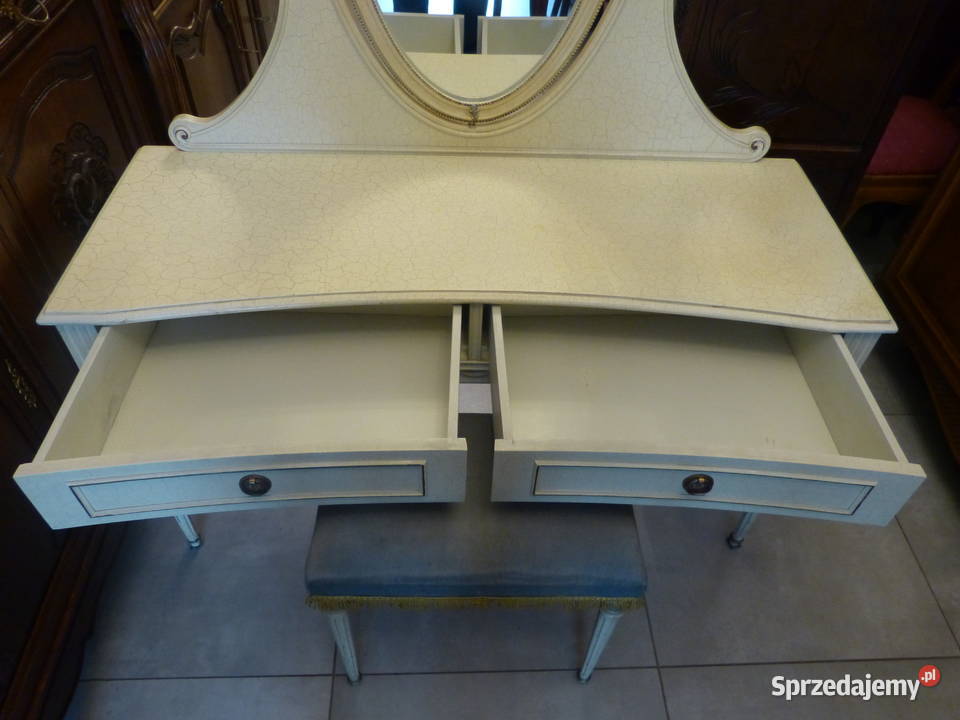 Piękna toaletka ecru empire sklep Dąbrowa Toaletki śląskie Dąbrowa Górnicza