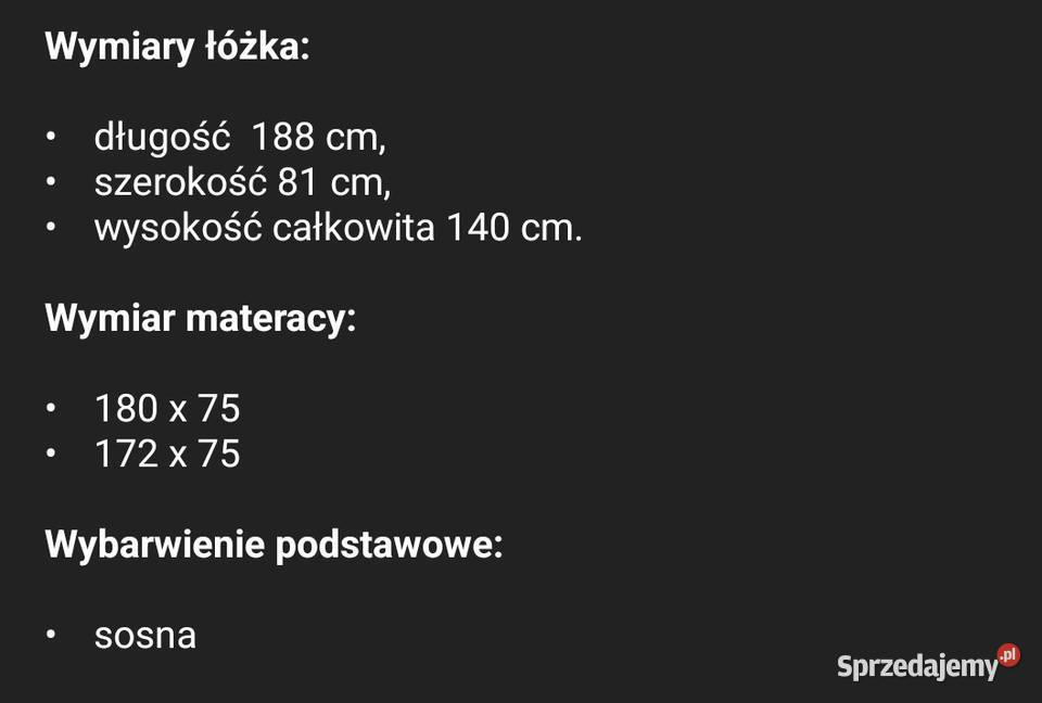 Łóżko dziecięce Soczewka