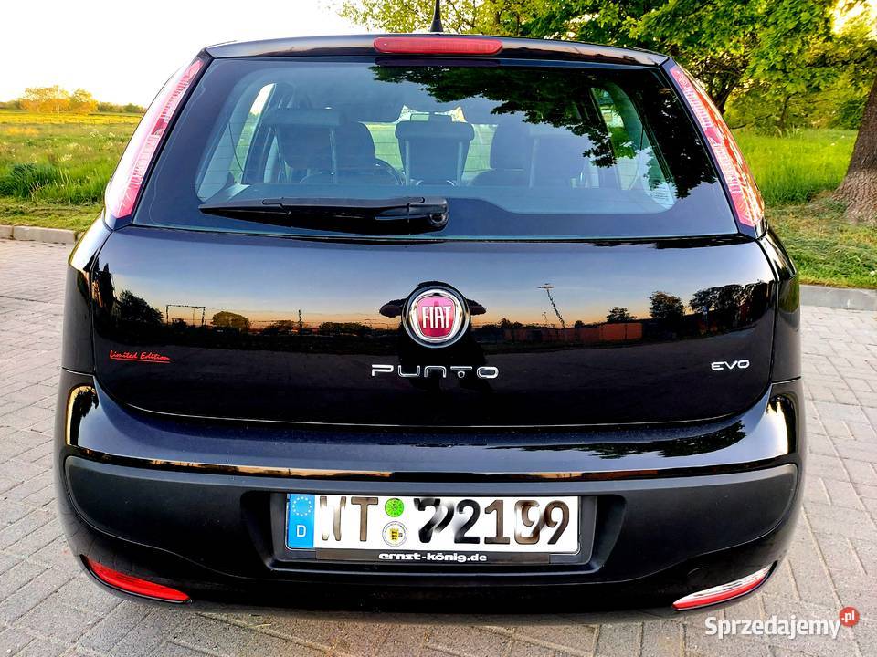 Fiat Punto Evo Benzyna 2010 Klima Alu Oryginał elektryczne lusterka
